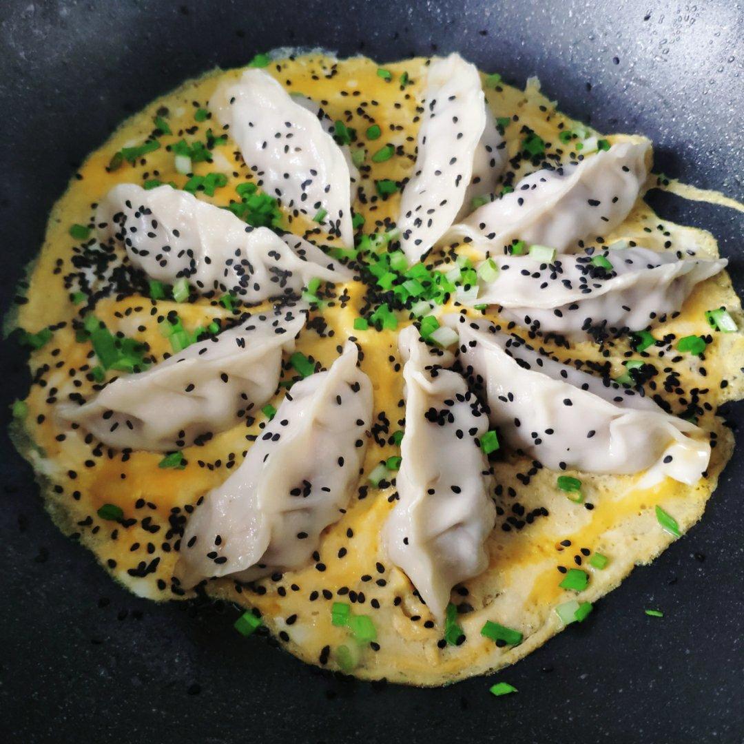 懒人快手抱蛋煎饺