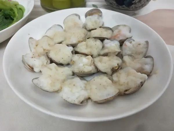 蛤蜊酿虾滑