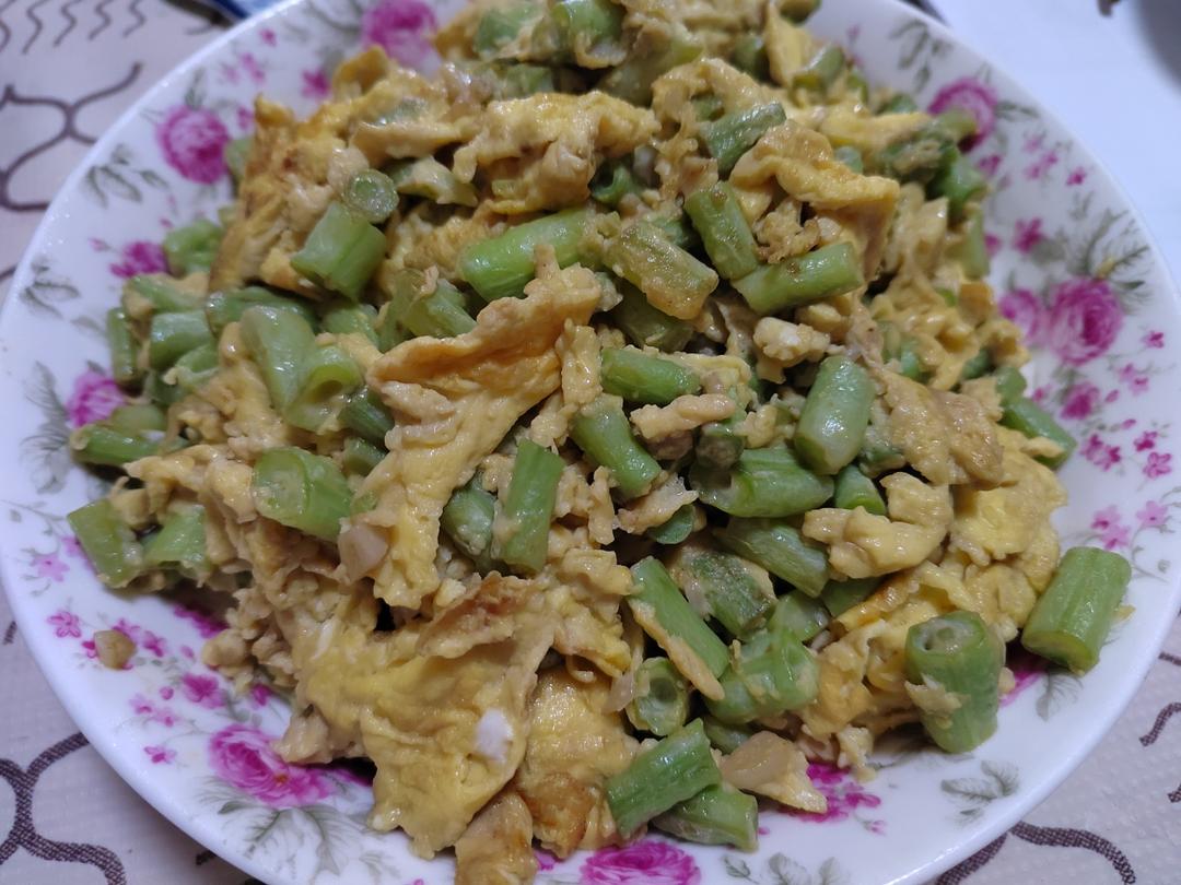 豆角炒蛋超级下饭菜，不好吃算我输