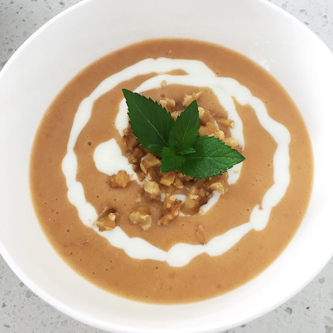 番茄鹰嘴豆浓汤的做法