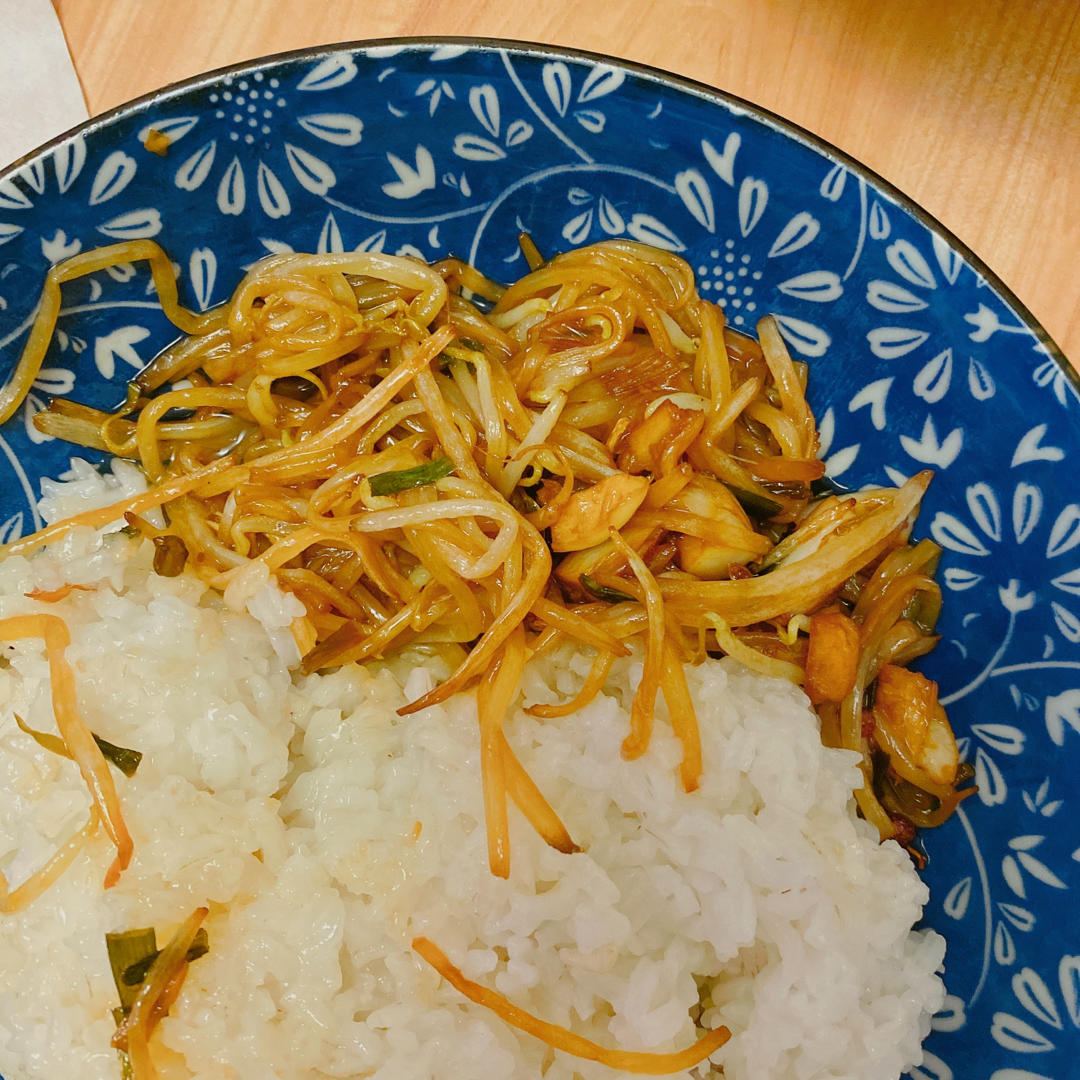不放肉🌸超好吃的炒绿豆芽🌸