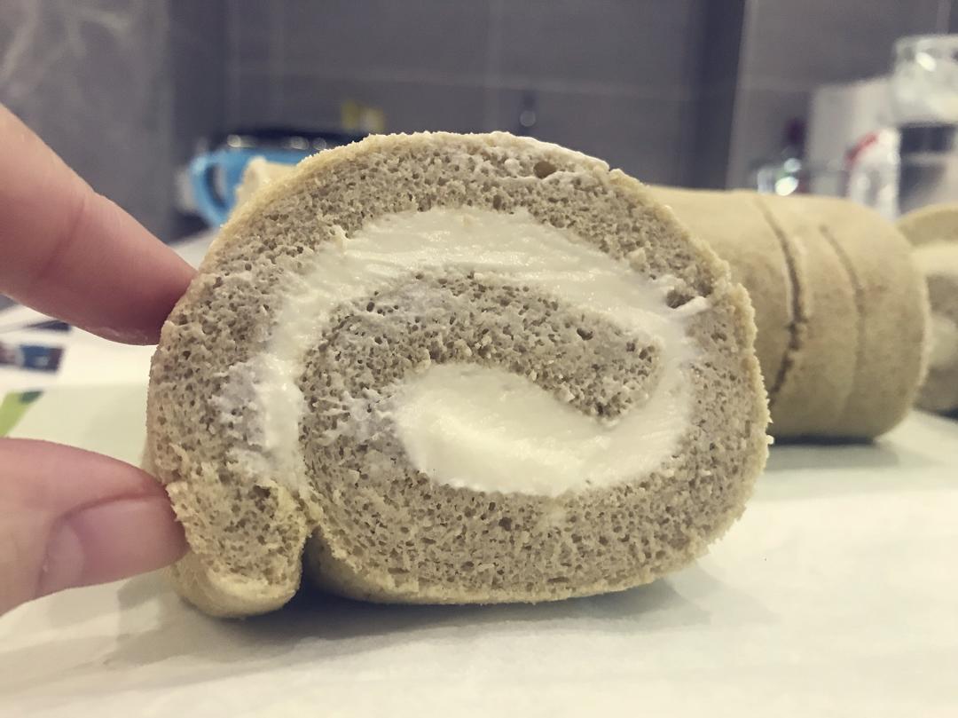 无油酸奶奶酪双享大理石蛋糕卷