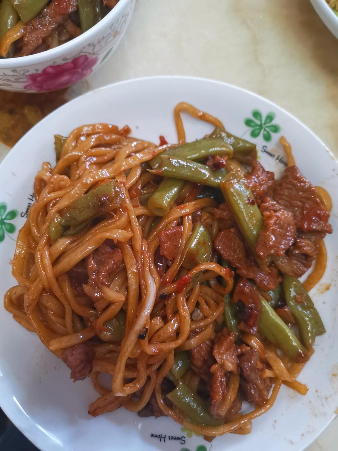 豆角焖面