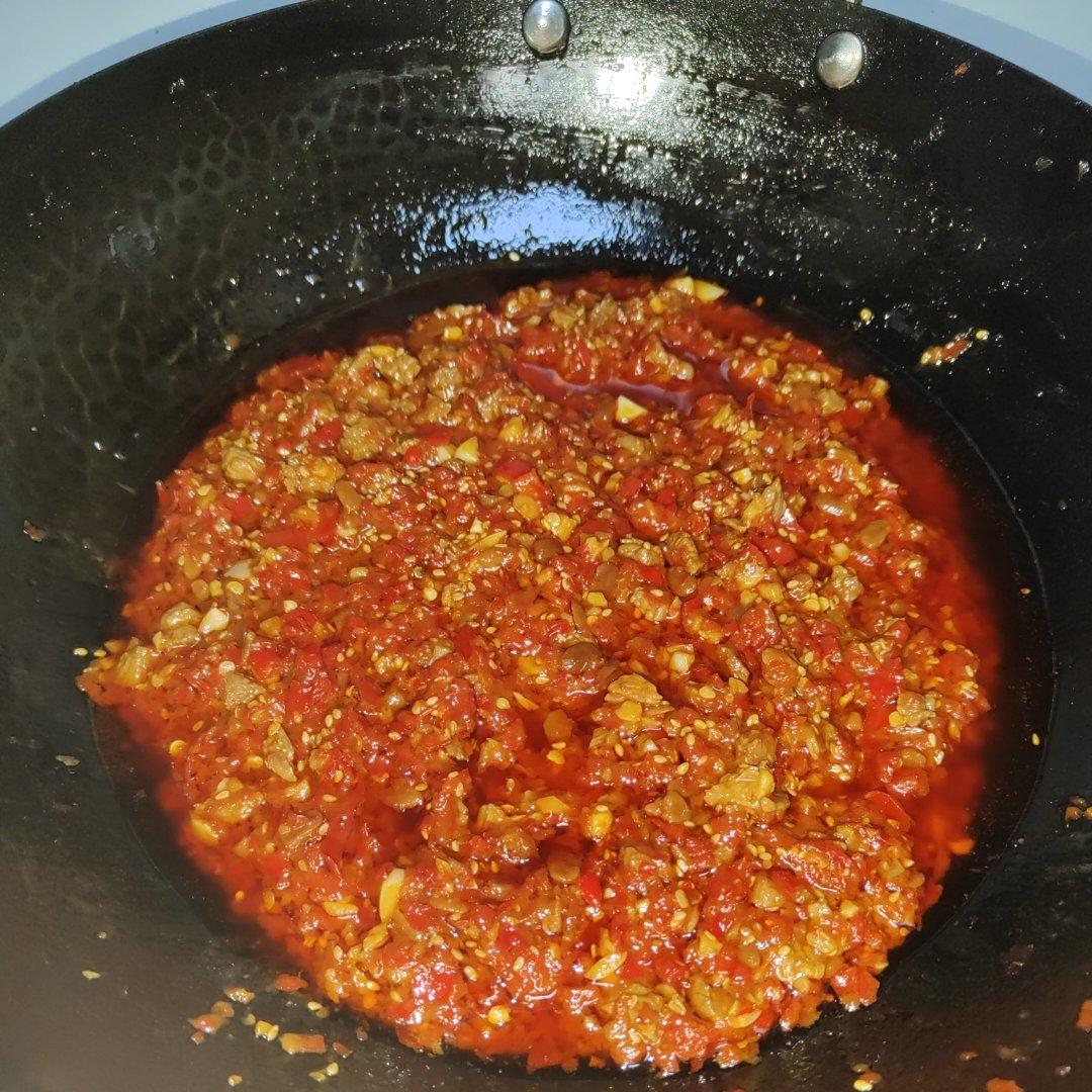 🔥香辣牛肉酱‼️自己熬一锅·超好吃❤️牛肉酱