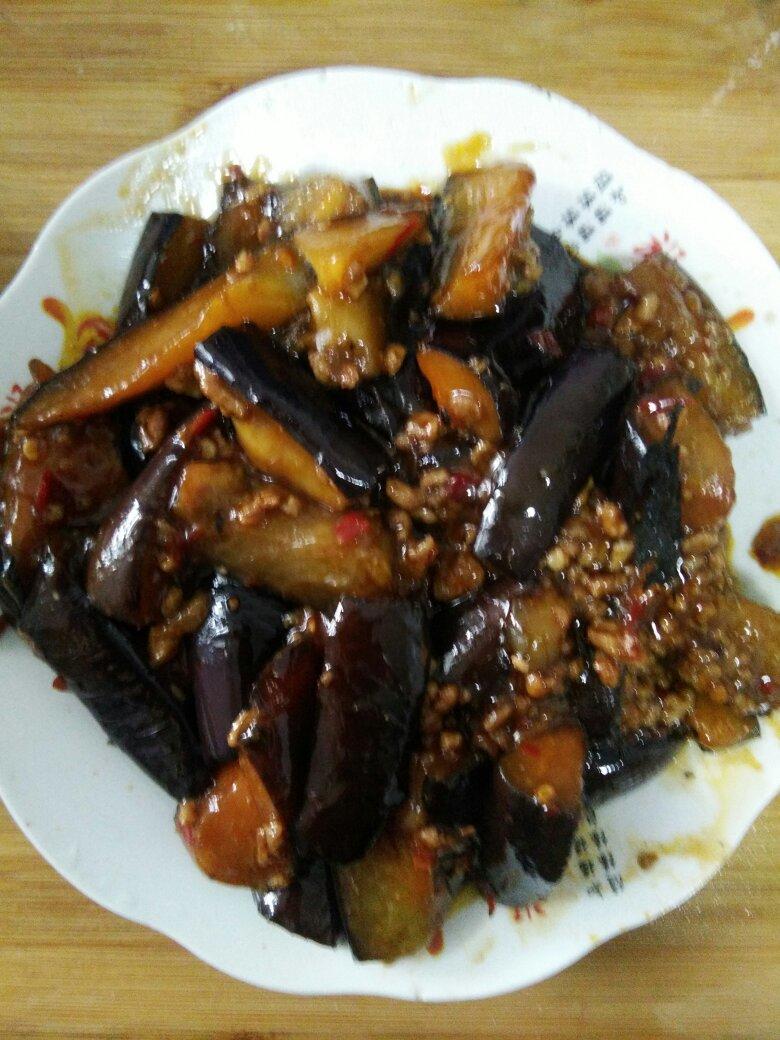 红烧肉沫茄子