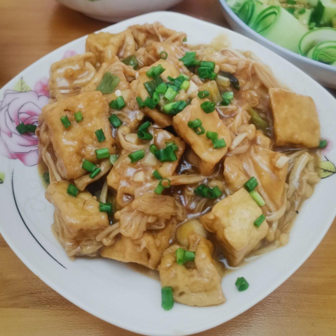 超级下饭菜--金针菇日本豆腐