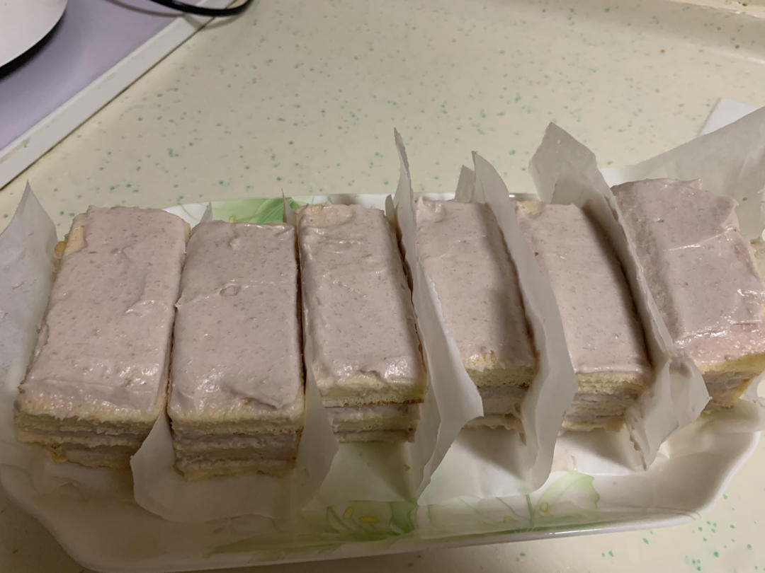 仿台湾不二家的真芋头蛋糕（Taro cake）