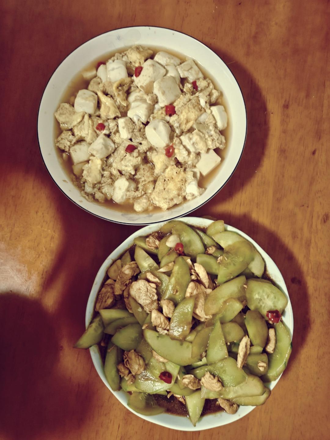 入口即化的肉沫鸡蛋包豆腐