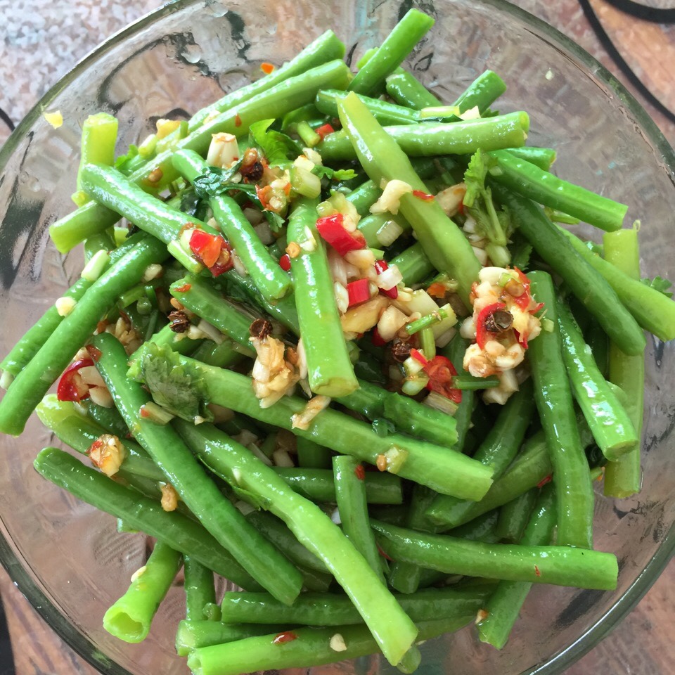 凉拌青豆角