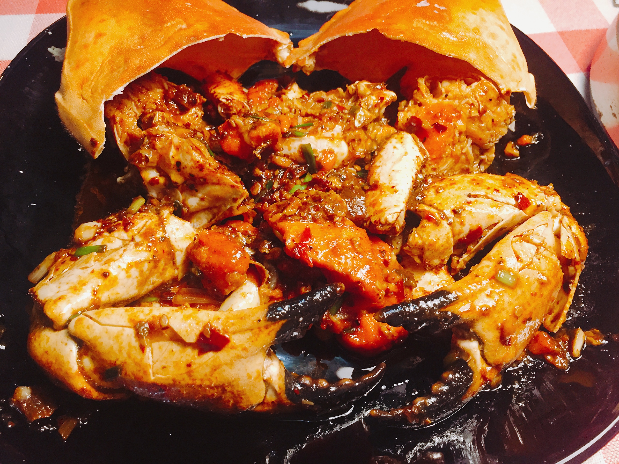 黑胡椒面包蟹的做法