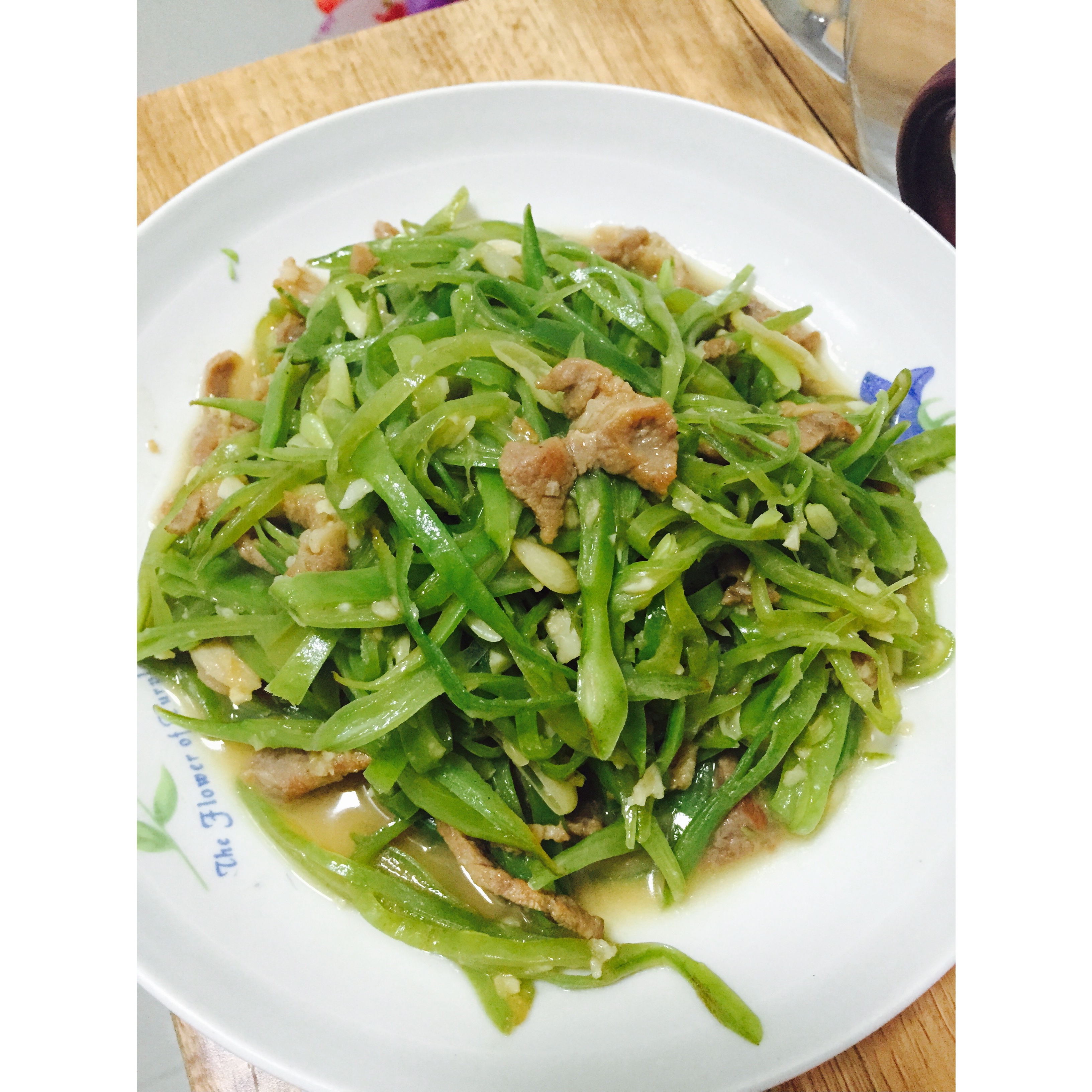 豆角炒肉