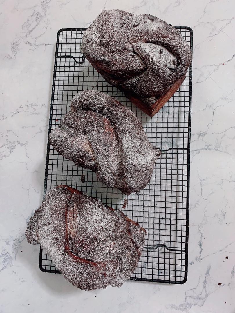 雪山巧克力吐司（巧克力奥利奥吐司面包）