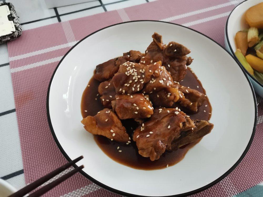 不炒糖色 超简单的糖醋排骨