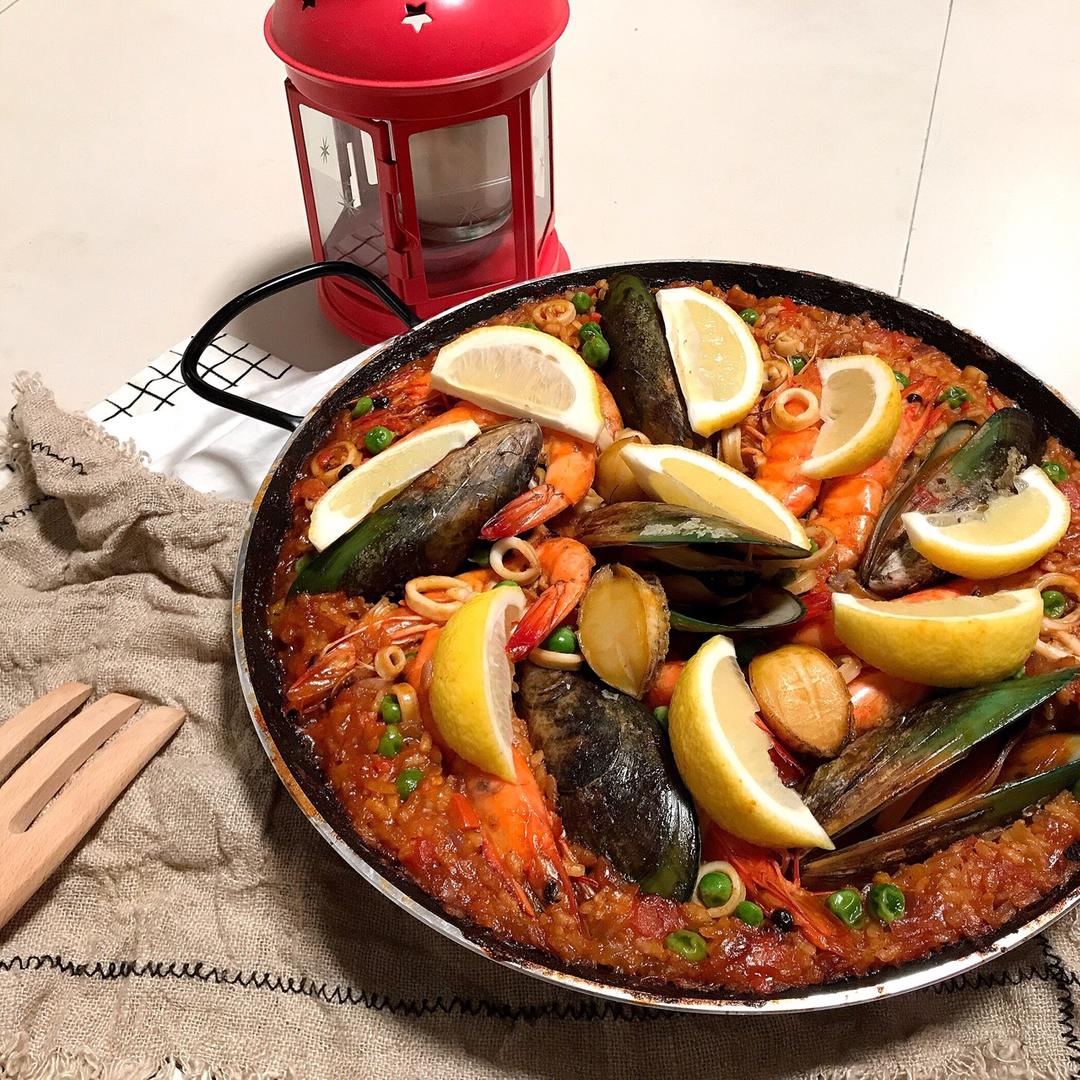 【曼食慢语】Seafood Paella 西班牙海鲜饭