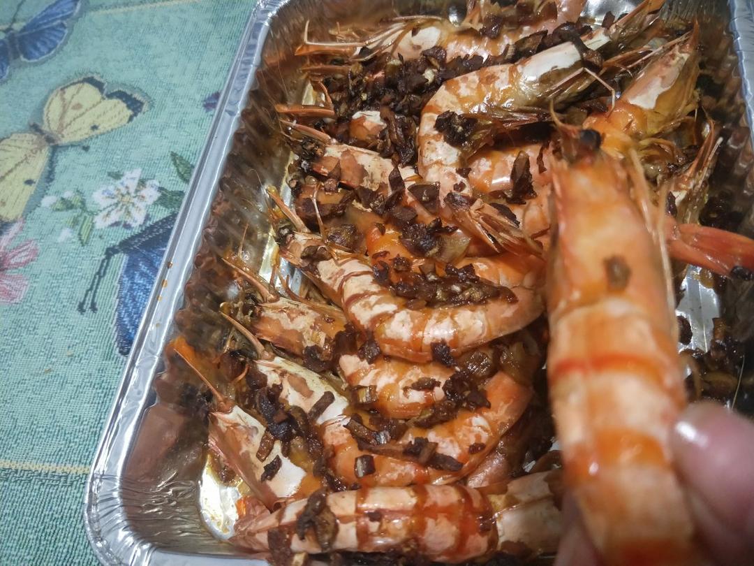 蒜蓉烤大虾