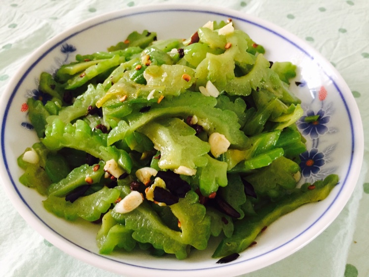 媛小仙做的干煸苦瓜