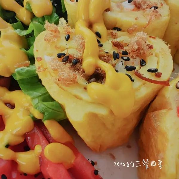 芥末海鲜玉子烧