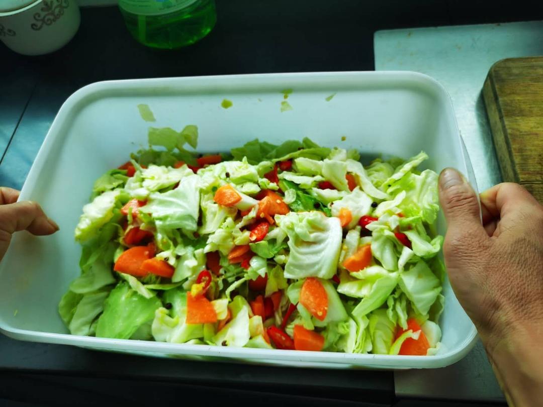 泡甘兰菜的做法