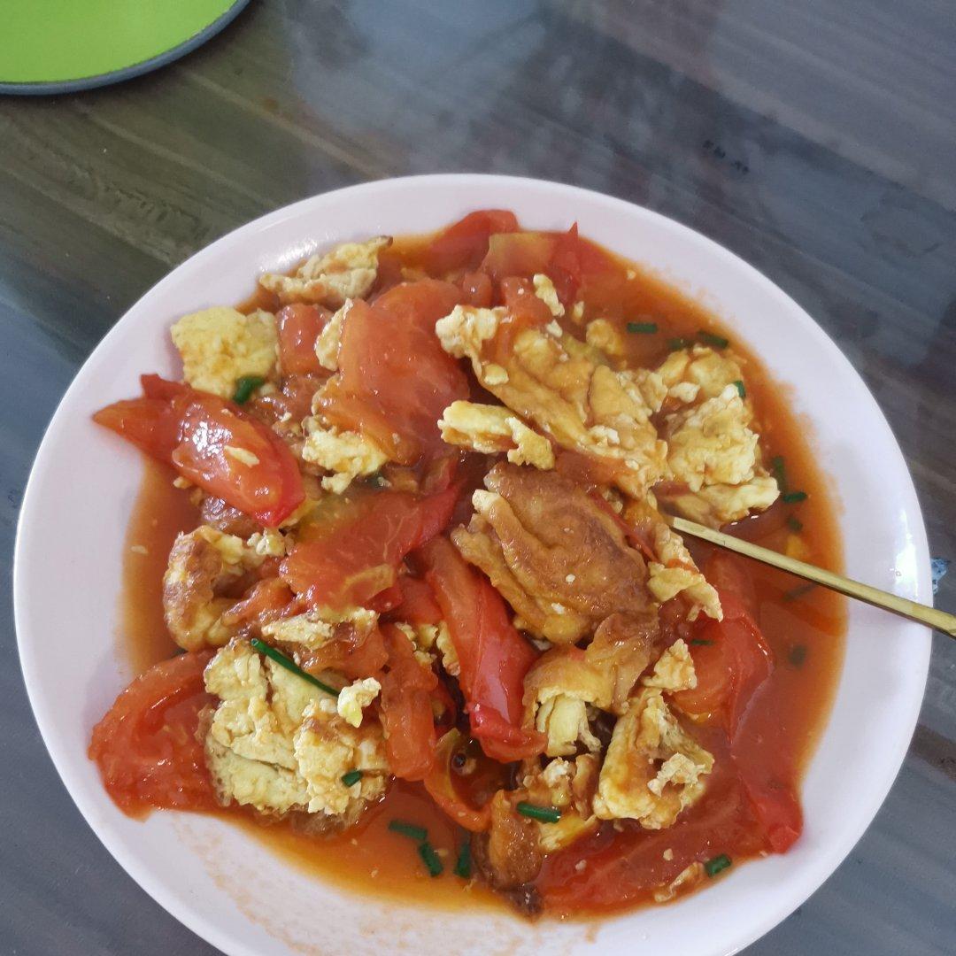 ㊙️一人食|饭店风味番茄炒蛋做法揭秘