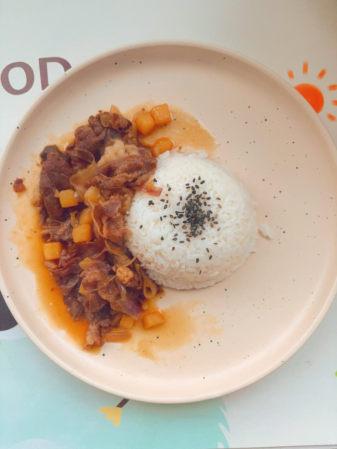 好吃到舔碗底的土豆肥牛拌饭