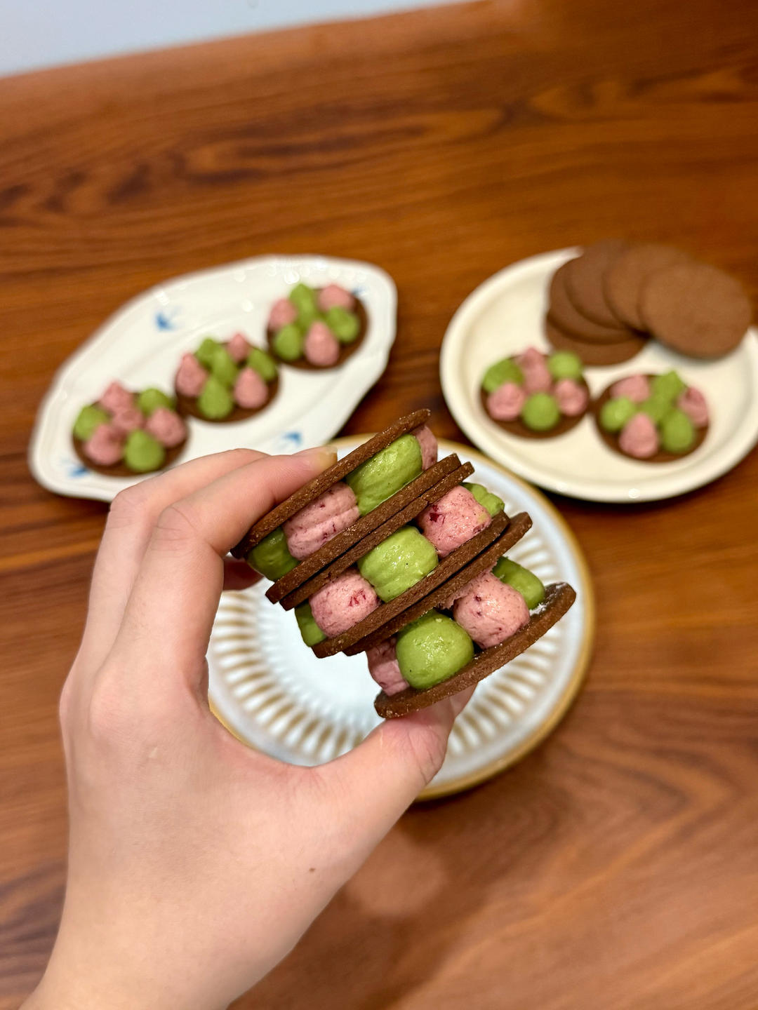 开心果树莓白脱饼干