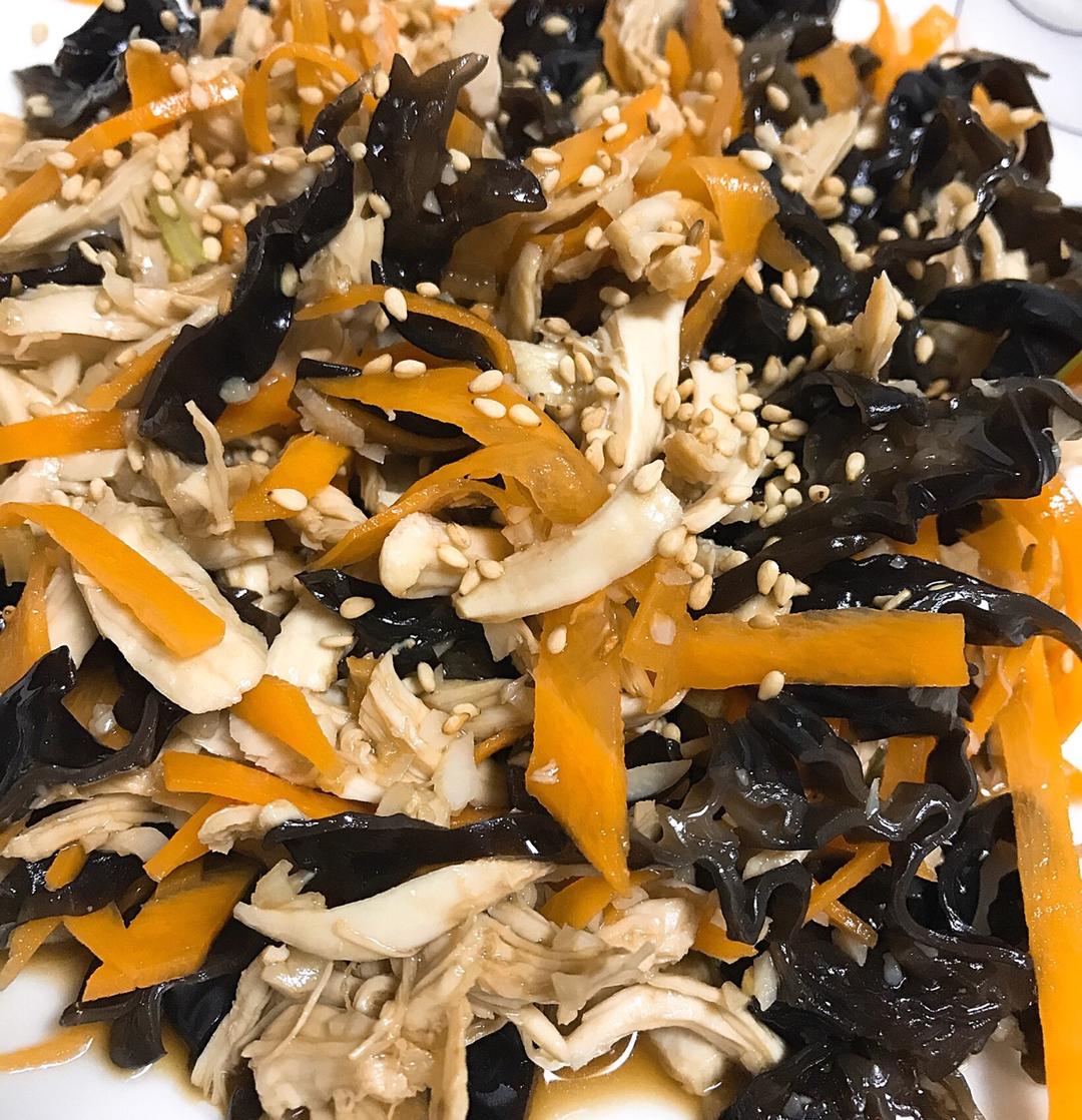 减脂健身｜凉拌手撕鸡丝（香辣&麻油版）