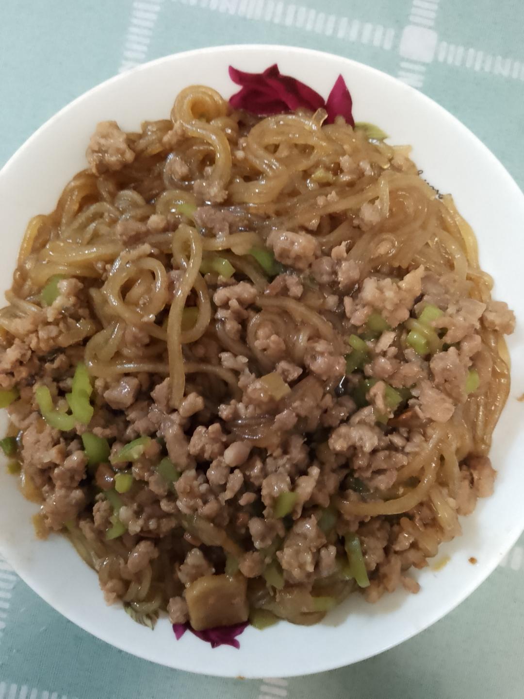 蚂蚁上树(肉末炒粉丝)超下饭‼️十分钟搞定