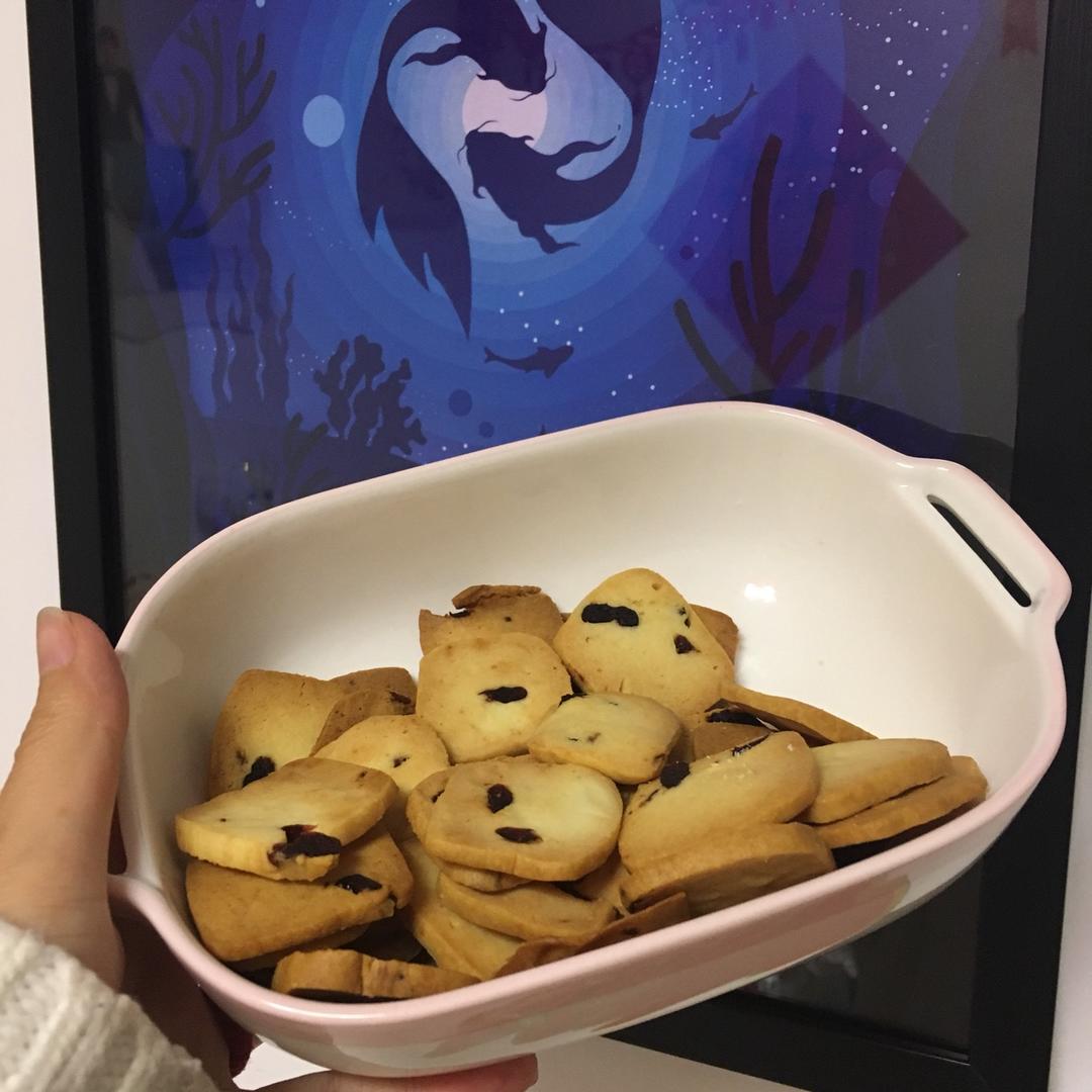 低糖少油版蔓越莓饼干