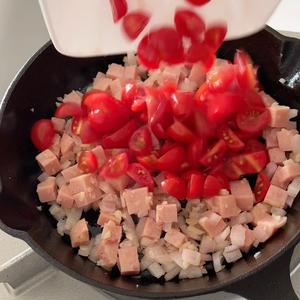 番茄芝士焗饭🍅超长拉丝~!!的做法 步骤2