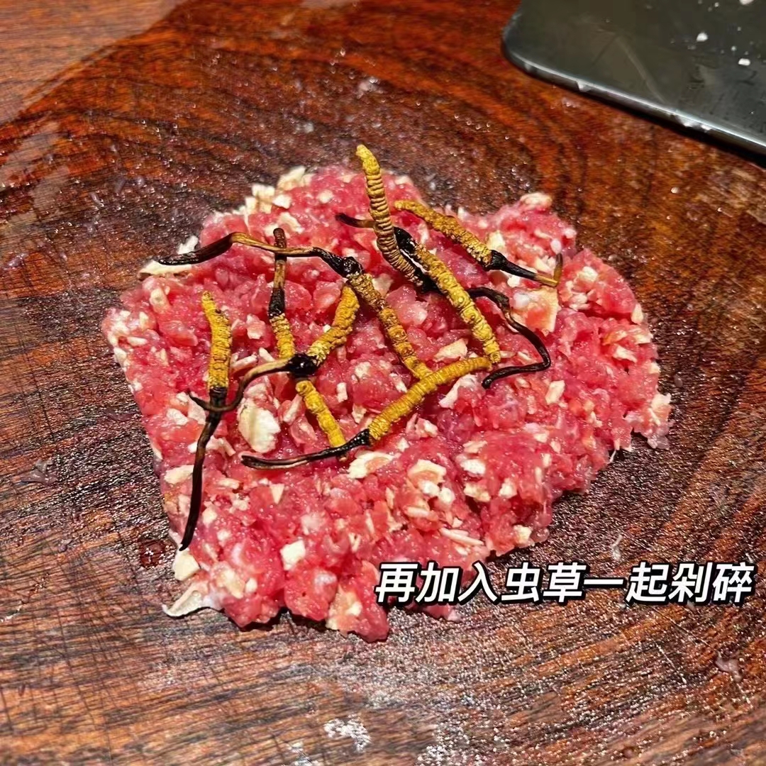 虫草虎乳菌瘦末汤的做法 步骤4