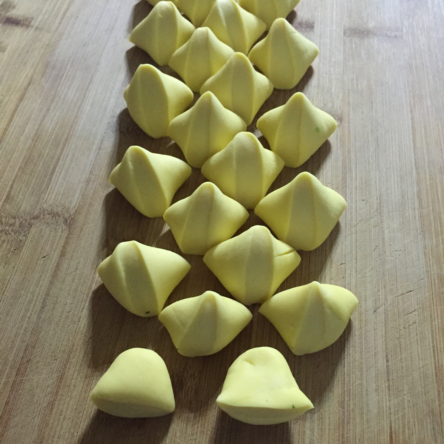 茴香鸡蛋素饺子