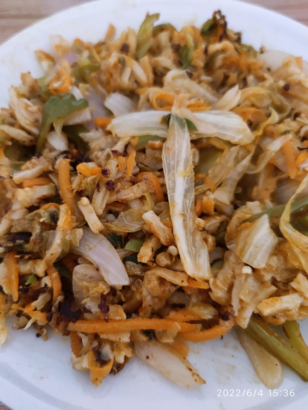 陕西私房炒饼[内附饼丝做法]