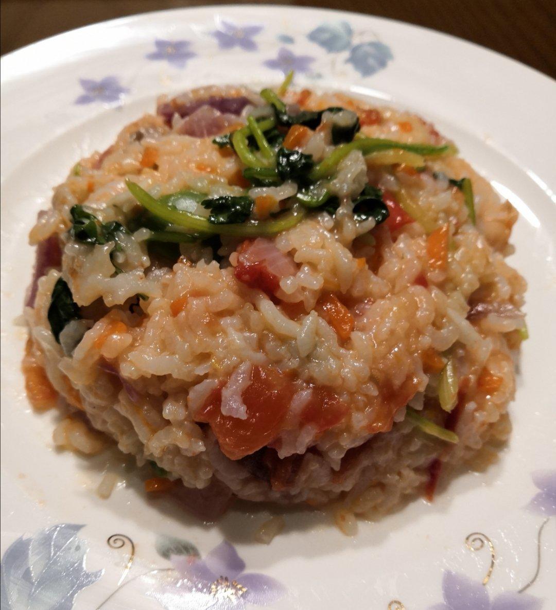 快手美味葡式番茄海鲜烩饭