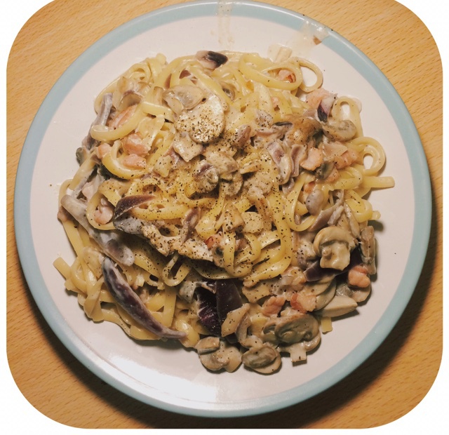 超简单的奶汁培根意面Carbonara