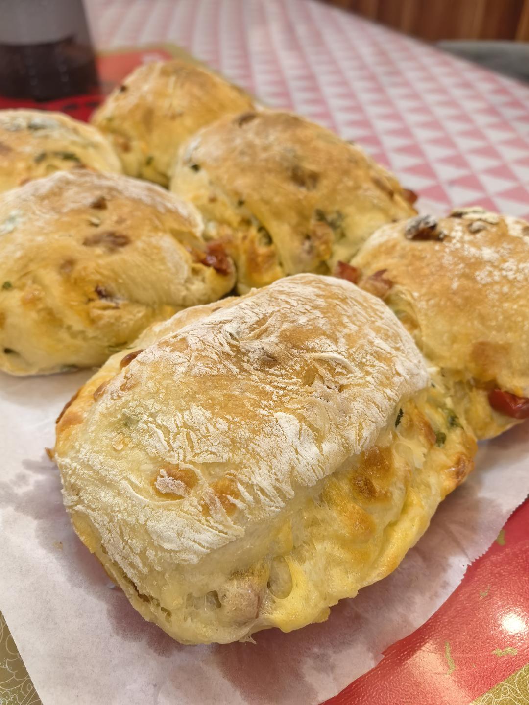 【ciabatta】家庭版恰巴塔，软乎乎的拖鞋面包