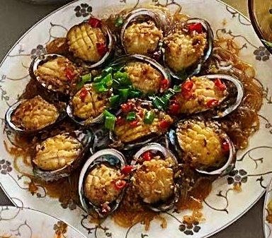 蒜蓉粉丝蒸鲍鱼