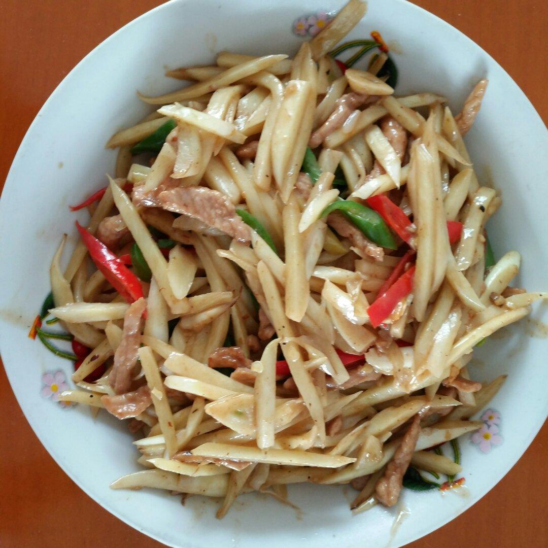 茭白肉丝