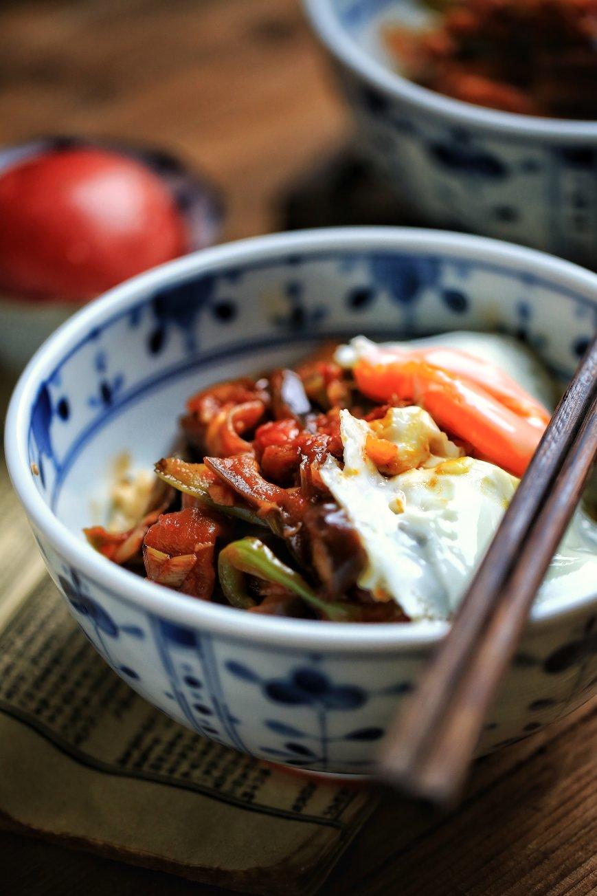 少油健康的西红柿烧茄子