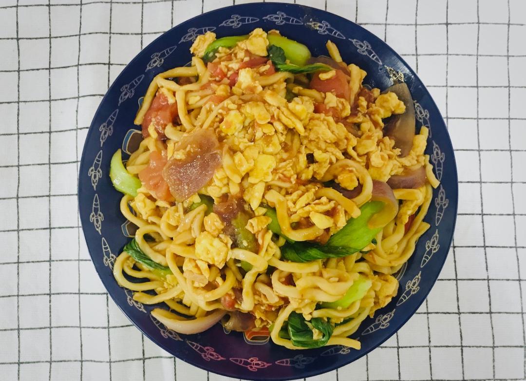 鸡蛋素炒面Fried Noodles Vegetarian