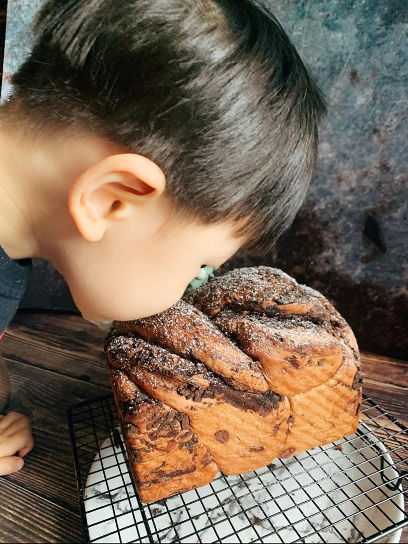 雪山奥利奥巧克力吐司面包可可控必做甘纳许酱高颜值脏脏包耐高温可可豆