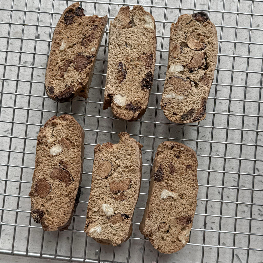 红糖椰子片红枣意式脆饼（低脂低糖椰子油版）