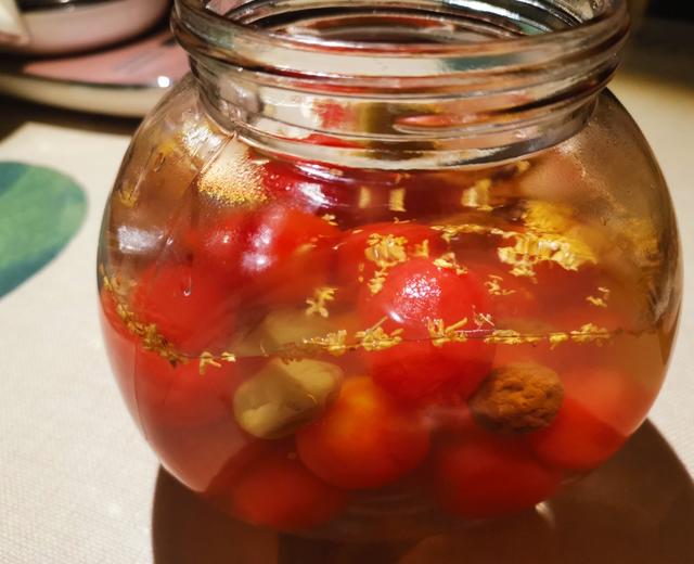 酸甜爽 | 桂花梅子酿番茄的做法
