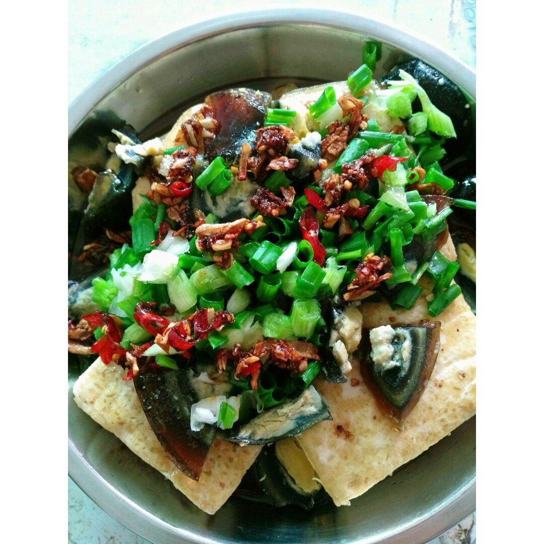 皮蛋豆腐