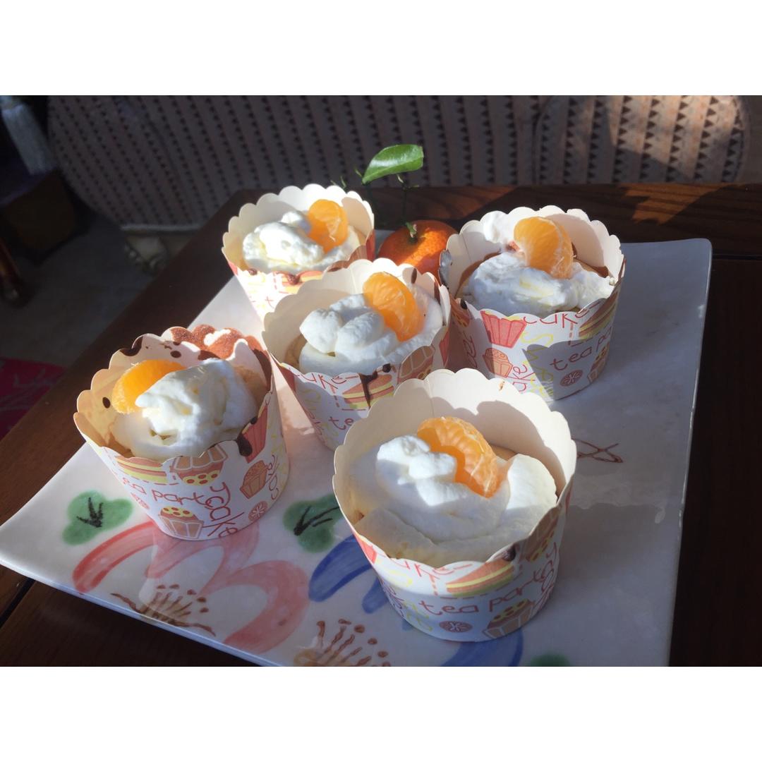 奶油戚风杯子蛋糕