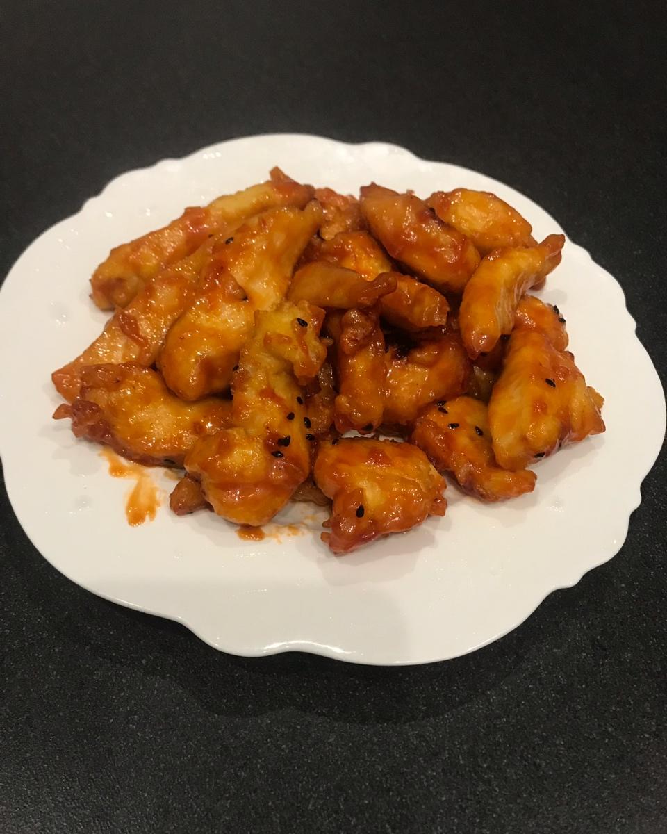 酸甜可口的糖醋里脊(鸡胸肉版)
