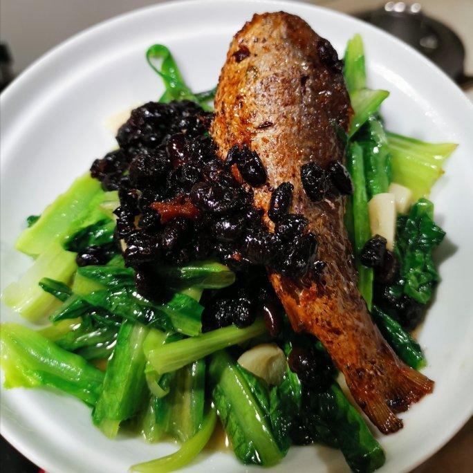 豆豉鲮鱼油麦菜