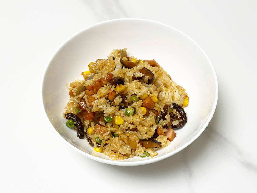 超开胃！香菇拌饭