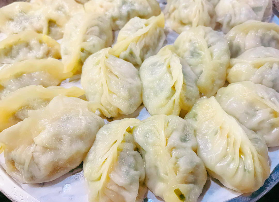 🥟猪油渣真是韭菜饺的灵魂🥟的做法