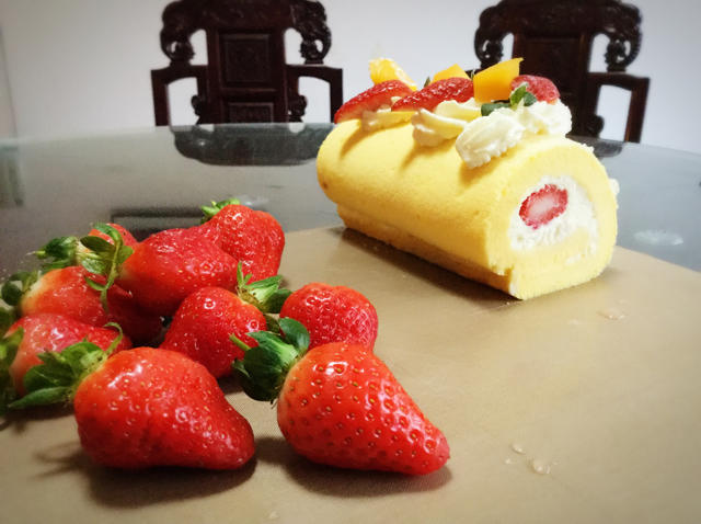 原味蛋糕卷