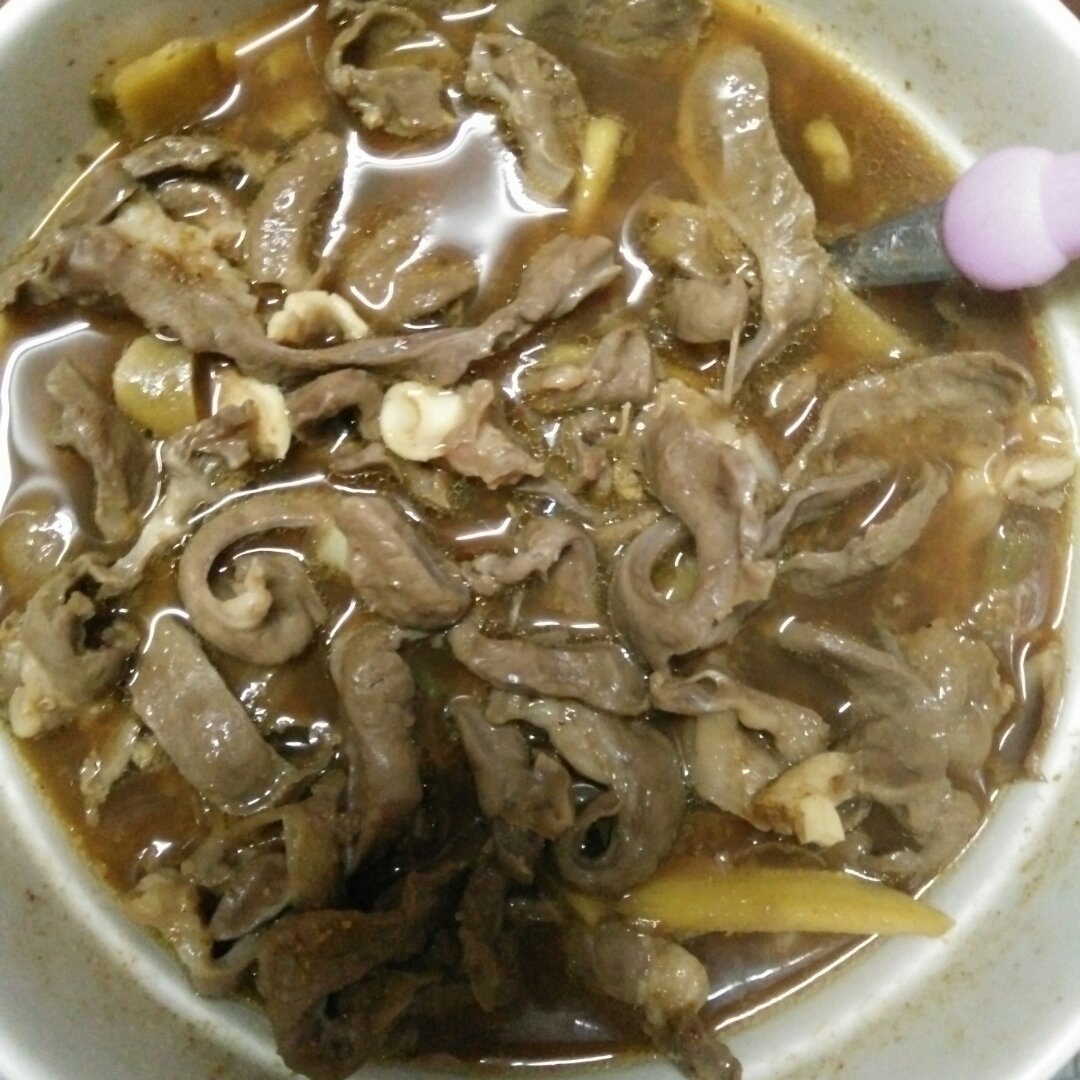 不热爱厨房的林妹子做的清蒸猪心